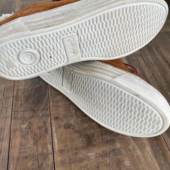 Gabor low top suede trainers - Picture 8 of 9